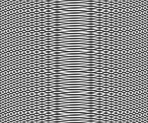 Abstract warped Diagonal Striped Background. Vector curved twisted slanting, waved lines texture. Brand new style for your business design.