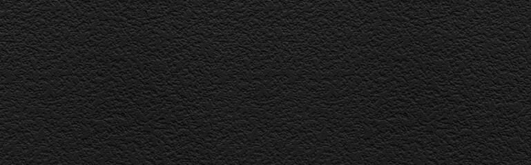 Panorama of Close - up Black leather texture and seamless background