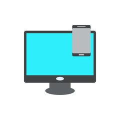 share your computer with your phone colored icon