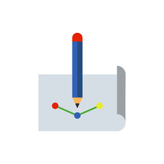 drawing attributes colored icon
