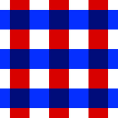 Fourth of July Seamless Vector Pattern Perfect Red White and Blue Checkers Perfect for Surfaces, Backgrounds, Fabric, Wallpaper, Scrapbooking - 360760333