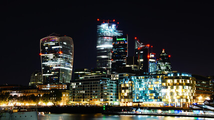 London Skyline Nacht