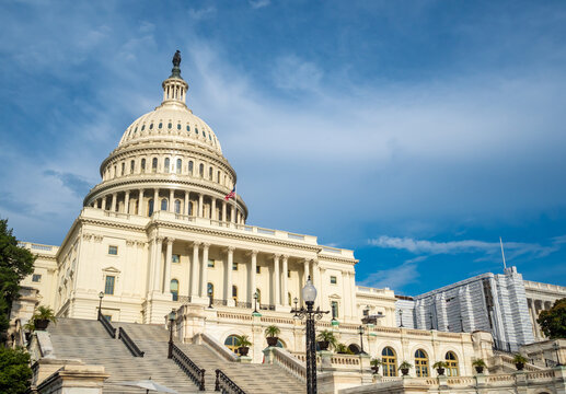 The US Capitol Building In Washington DC