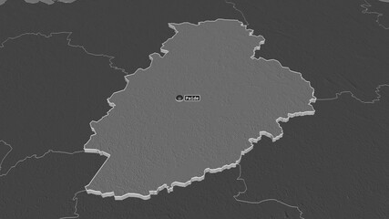 Järva, Estonia - extruded with capital. Bilevel