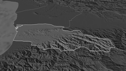 Guria, Georgia - outlined. Bilevel