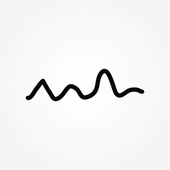line pulse icon vector illustration