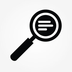 search document icon vector illustration