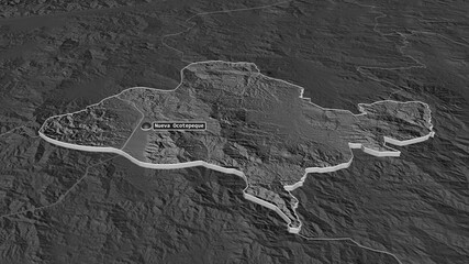 Ocotepeque, Honduras - extruded with capital. Bilevel