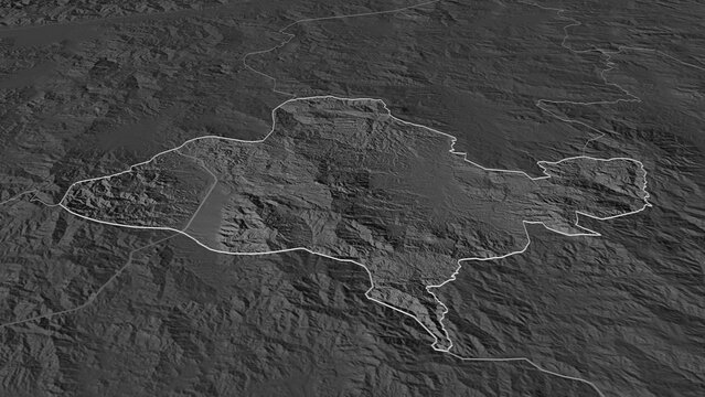 Ocotepeque, Honduras - outlined. Bilevel