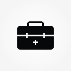 briefcase icon isolated sign symbol vector illustration - Collection of high quality black style vector icon