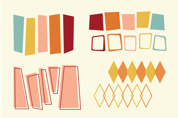 Vintage Vector - Mid Century Shapes © caitlin