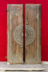 old wooden door