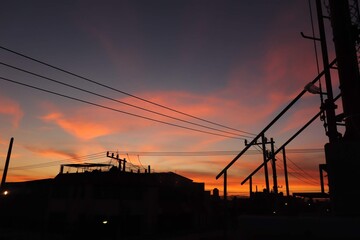 atardecer con los mejores colores