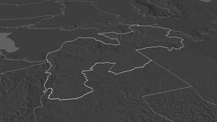 Kericho, Kenya - outlined. Bilevel