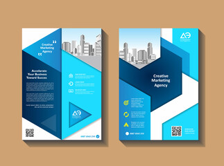 book cover design vector template in A4 size. Annual report. Abstract Brochure design. Simple pattern. Flyer promotion. Presentation cover.
