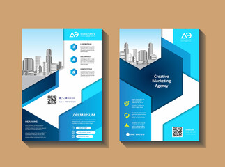 book cover design vector template in A4 size. Annual report. Abstract Brochure design. Simple pattern. Flyer promotion. Presentation cover.
