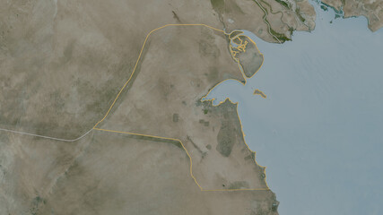 Kuwait - overview. Satellite © Yarr65
