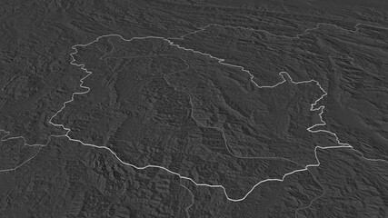 Phôngsali, Laos - outlined. Bilevel