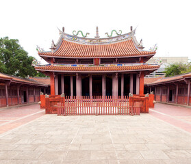 Tainan Confucius Temple, Taiwan. The first Confucian Temple in Taiwan.