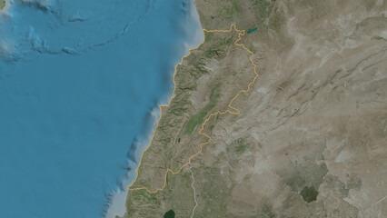 Lebanon - overview. Satellite © Yarr65