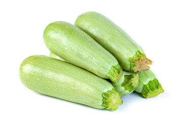 Squash vegetable marrow zucchini isolated on white background
