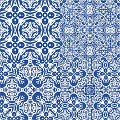 Antique portuguese azulejo ceramic.