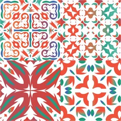 Mexican vintage talavera tiles.