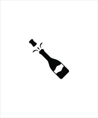wine bottle icon,vector best flat icon.
