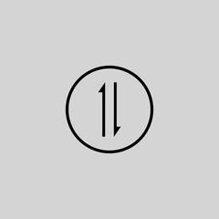 vector illustration of a metal button with a button. data seluler icon