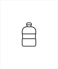 water bottle icon,vector best line icon.