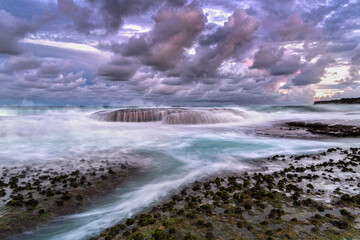 Tamarama Beach at sunset, Sydney Australia