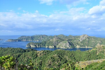 landscape of the World Heritage site Ogasawara Islands in Tokyo, Japan