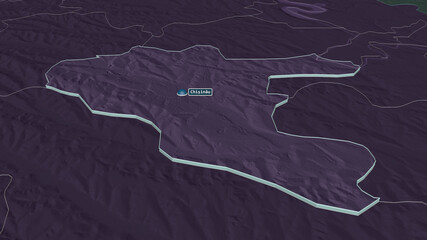 Chişinău, Moldova - extruded with capital. Administrative