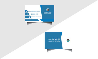 modern corporate business card design template