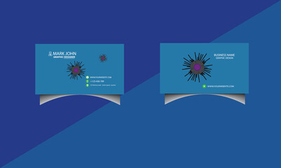 music band business card design template