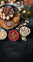 Fototapeta premium Nuts oil