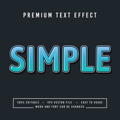 decorative simple Font and Alphabet vector