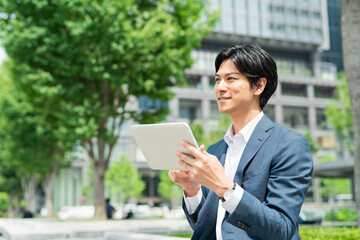 Fototapeta premium Young Businessman