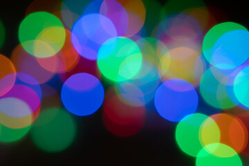 Abstract beautiful bokeh background. Out-of-focus or blurred light background.