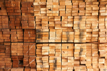 Cross section of sawn timber,Selection of freshly sawn timber material (beam)