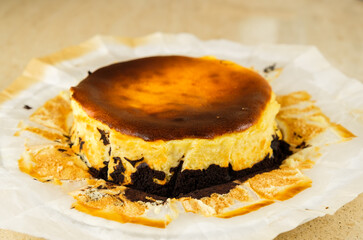Homemade Basque Burnt Cheesecake