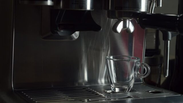 Extraccion de cafe espresso