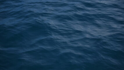 Sea water surface waves view