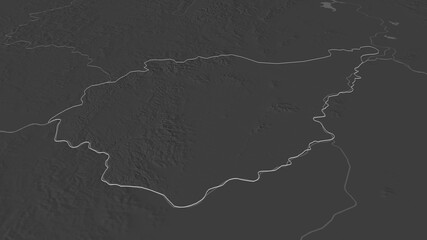 Yevrey, Russia - outlined. Bilevel