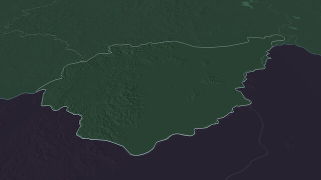 Yevrey, Russia - outlined. Administrative