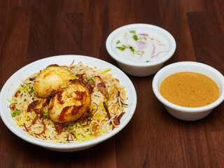 Egg biryani