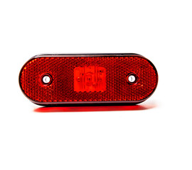 Truck rear LED side light isolated white background