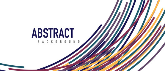 Аbstract moving colorful lines vector backgrounds for cover, placard, poster, banner or flyer