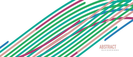 Аbstract moving colorful lines vector backgrounds for cover, placard, poster, banner or flyer