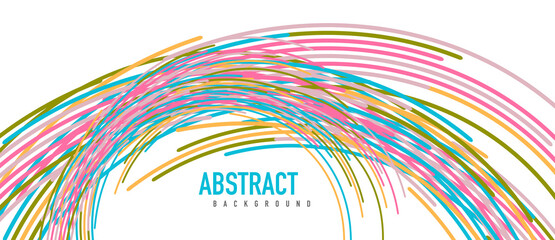 Аbstract moving colorful lines vector backgrounds for cover, placard, poster, banner or flyer